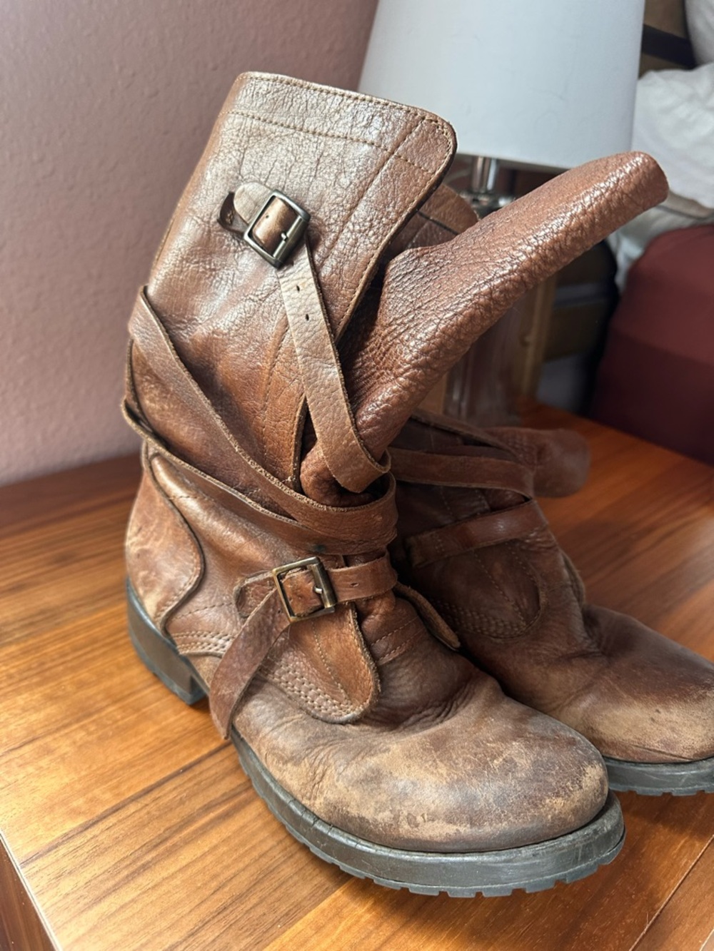 Steve Madden Women’s Brown Leather Boots
